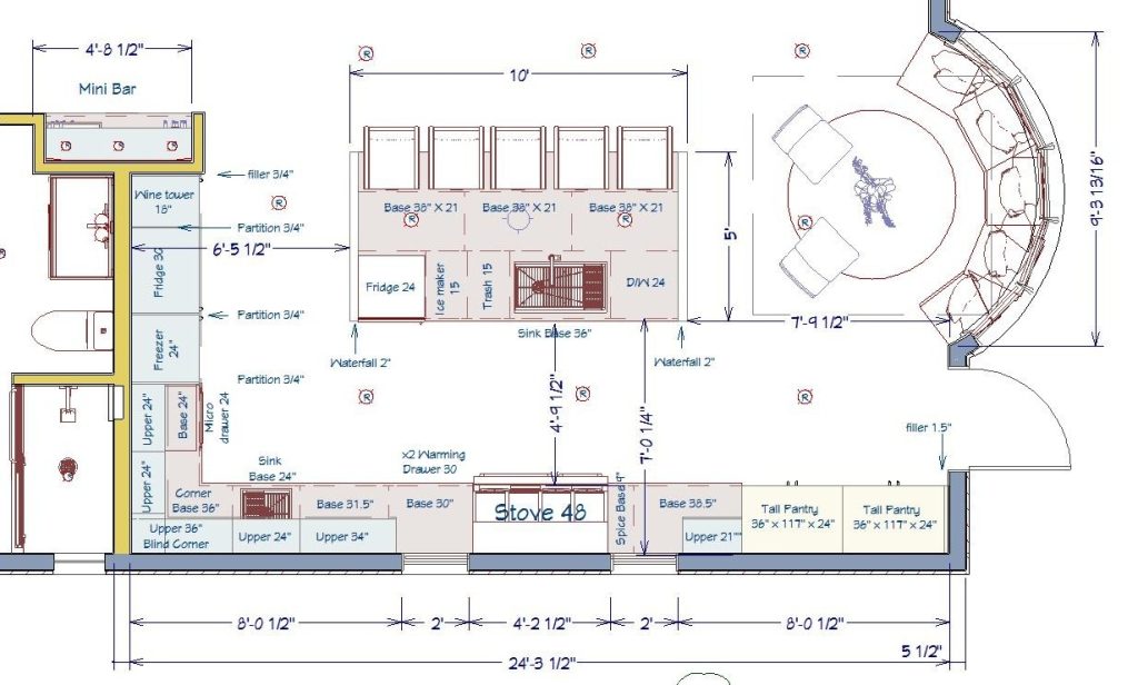 Artistic Interiors Kitchen Design Plan