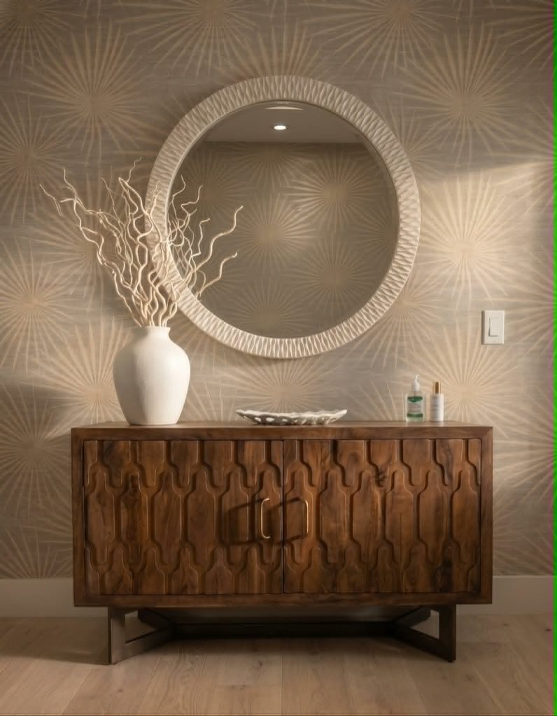 Wallpaper is making a sophisticated comeback, and it’s nothing like the busy prints of the past. Today’s wallcoverings are modern, architectural, and minimalist, adding texture, depth, and elegance through chic patterns and subtle tones. At Artistic Interiors, we love using wallpaper on accent walls to create an extra layer of warmth, personality, and visual impact. It’s the perfect way to give a space that refined “wow” factor while keeping the overall design clean, timeless, and modern.