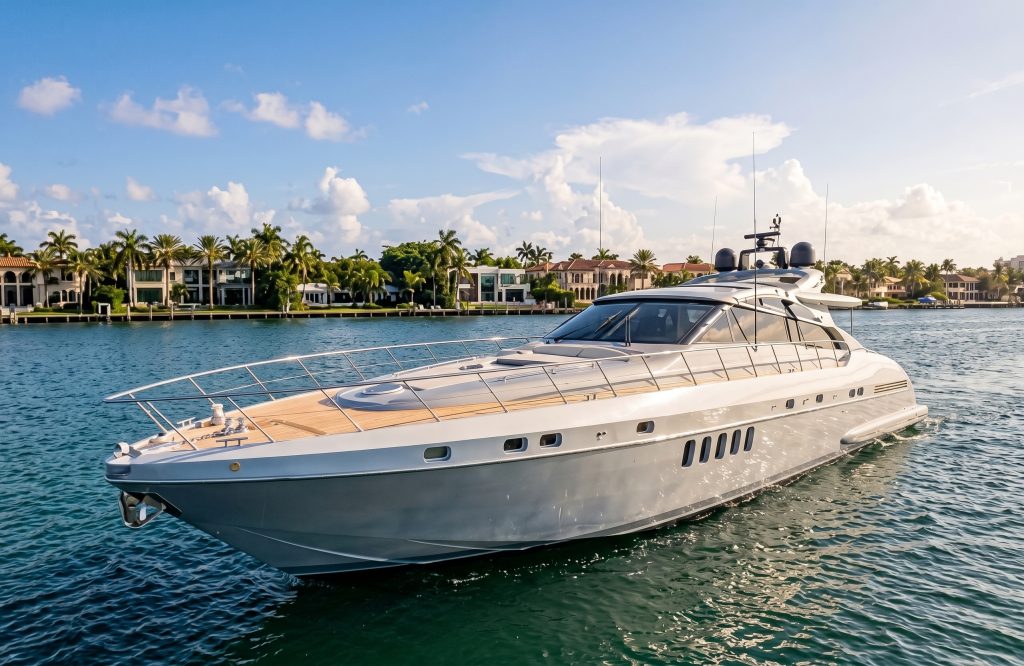 Httpswww Andyquinones Net this 80 foot mangusta yacht was redecorated by artistic interiors