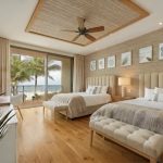 Httpswww Andyquinones Net resort coastal design bedroom Elegant warm and comfortable guest bedroom for multiple people Artistic interiors fort lauderdale florida interior designers  decorators