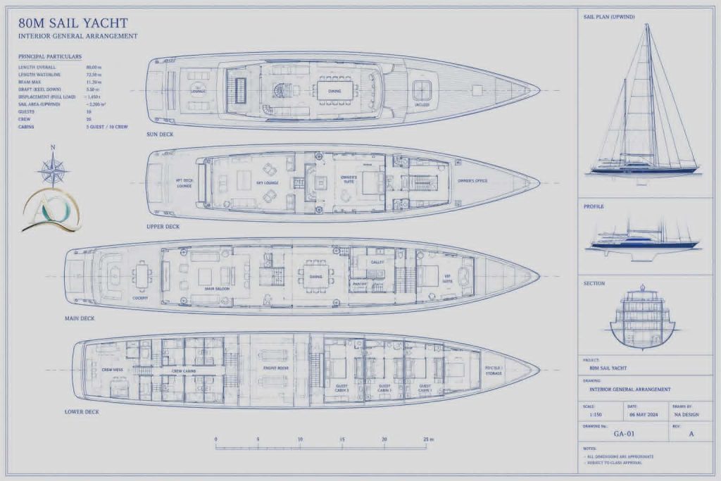 Httpswww Andyquinones Net a well designed yacht interior will enhance the onboard experience Space planning your yacht interior is essential